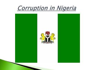 Corruption in Nigeria