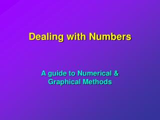 Dealing with Numbers