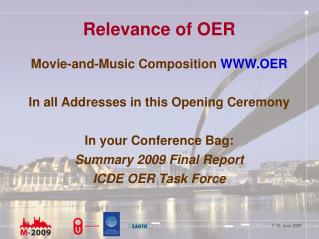 Relevance of OER