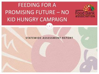 Feeding for a promising future – no kid hungry campaign