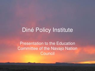 Din é Policy Institute