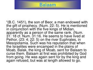 Balaam