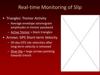 Real-time Monitoring of Slip