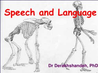 Speech and Language