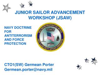 JUNIOR SAILOR ADVANCEMENT WORKSHOP (JSAW)