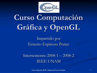 Curso Computación Gráfica y OpenGL