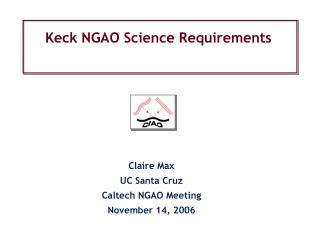 Keck NGAO Science Requirements