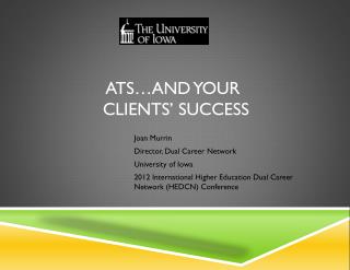 ATS…and your clients’ success