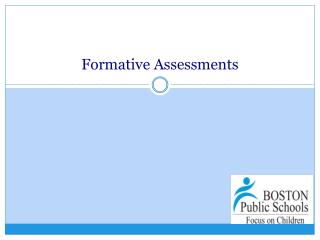 Formative Assessments