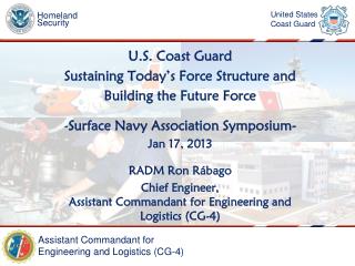 U.S. Coast Guard Sustaining Today’s Force Structure and Building the Future Force