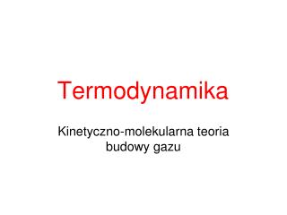 Termodynamika