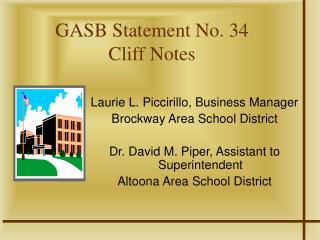 GASB Statement No. 34 Cliff Notes