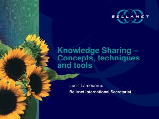 Knowledge Sharing –Concepts, techniques and tools