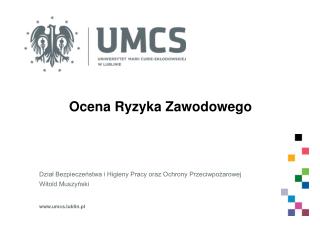 Ocena Ryzyka Zawodowego