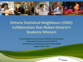 Ontario Statistical Neighbours (OSN): Collaboration that Makes Ontario’s Students Winners