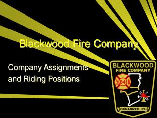 Blackwood Fire Company