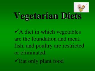 Vegetarian Diets