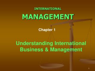 INTERNATIONAL MANAGEMENT