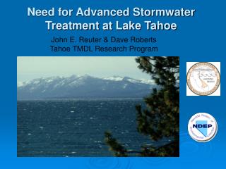 Need for Advanced Stormwater Treatment at Lake Tahoe