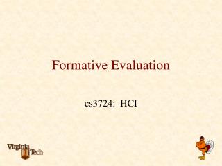 Formative Evaluation