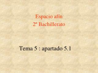 Tema 5 : apartado 5.1