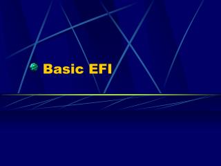 Basic EFI