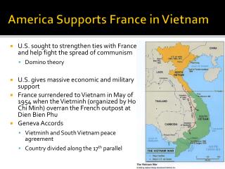 America Supports France in Vietnam