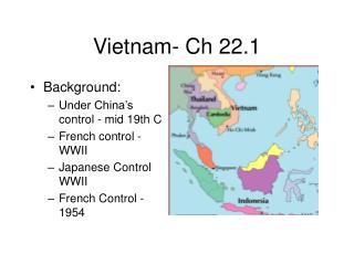 Vietnam- Ch 22.1