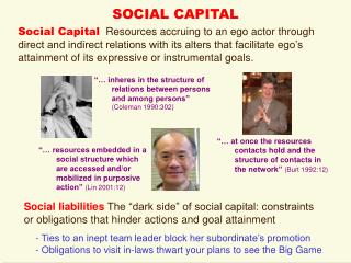 SOCIAL CAPITAL