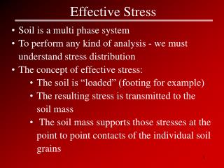 Effective Stress