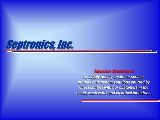 Septronics, Inc.