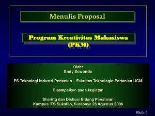 Menulis Proposal