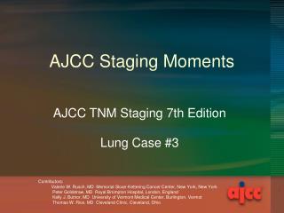 AJCC Staging Moments