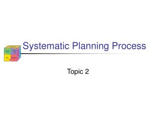 Systematic Planning Process
