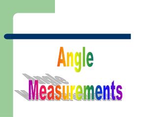 Angle Measurements