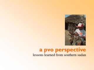 a pvo perspective