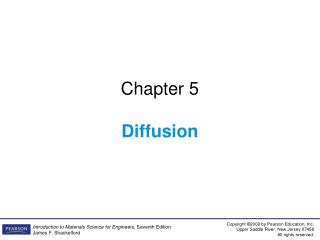 Chapter 5 Diffusion