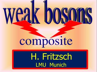 weak bosons