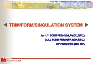 for “J” FORM PKG (SOJ, PLCC, ETC.) GULL FORM PKG (QFP, SOP, ETC.)