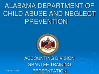 ALABAMA DEPARTMENT OF CHILD ABUSE AND NEGLECT PREVENTION