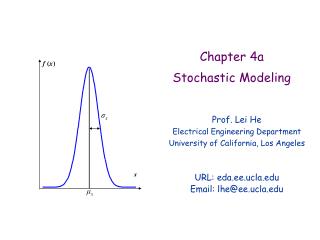 Chapter 4a Stochastic Modeling