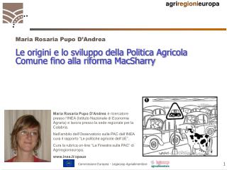 Le origini e lo sviluppo della Politica Agricola Comune fino alla riforma MacSharry