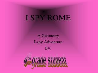 I SPY ROME