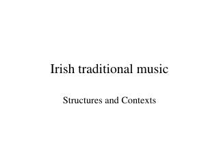 Irish traditional music