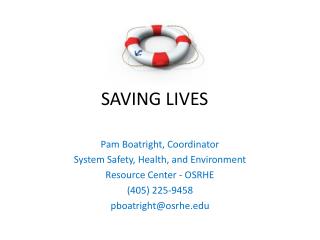 SAVING LIVES