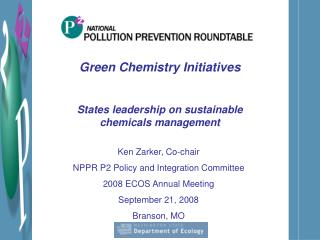 Green Chemistry Initiatives
