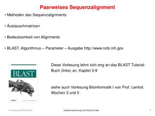 Paarweises Sequenzalignment