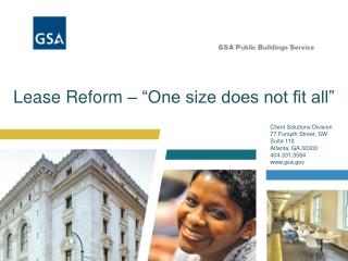Lease Reform – “One size does not fit all”
