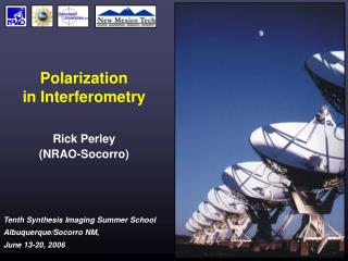 Polarization in Interferometry