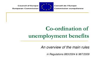 Co-ordination of unemployment benefits